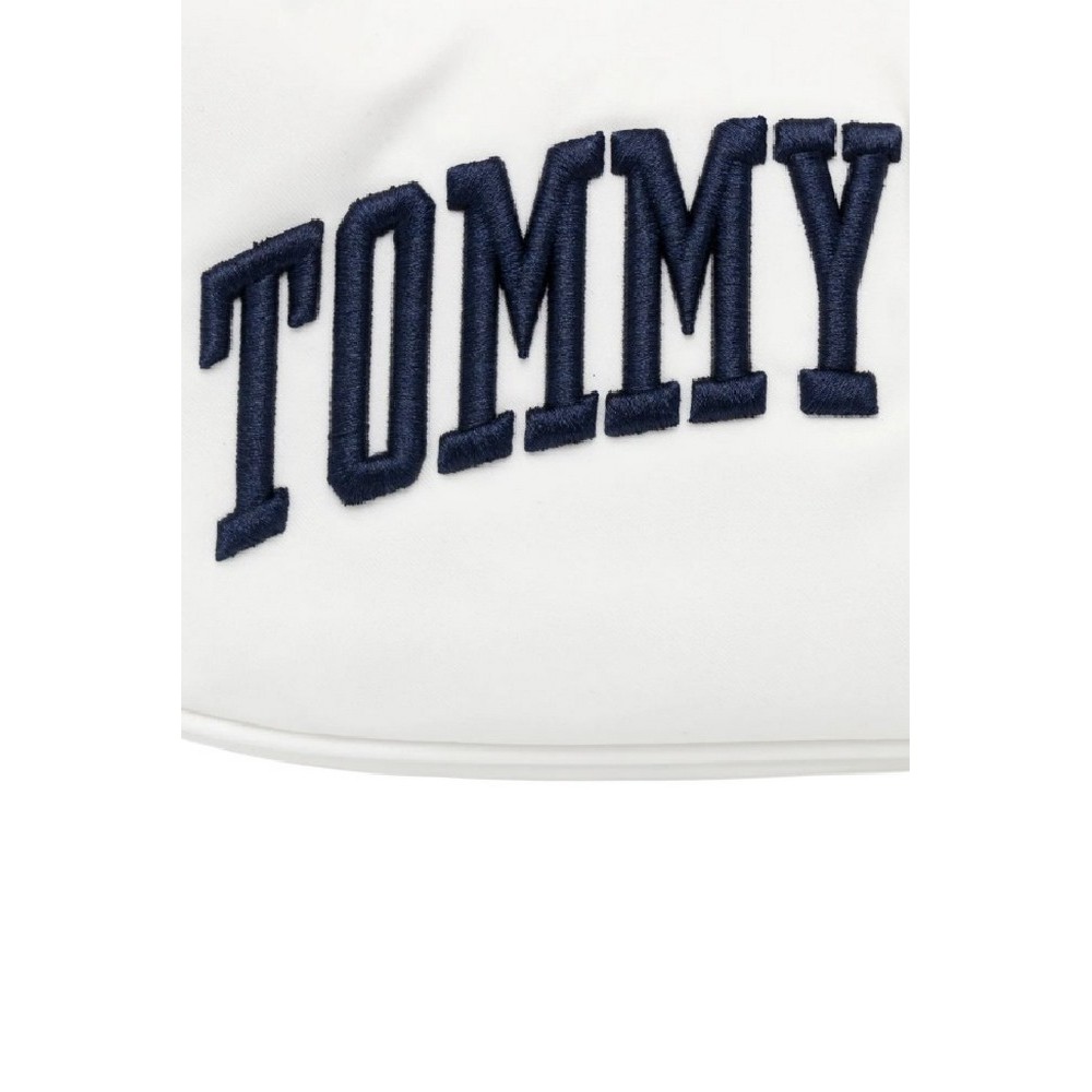 TOMMY JEANS ICONIC SHOULDER BAG CHAIN ΤΣΑΝΤΑ ΓΥΝΑΙΚΕΙΑ WHITE