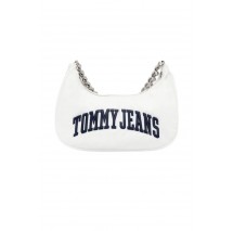 TOMMY JEANS ICONIC SHOULDER BAG CHAIN ΤΣΑΝΤΑ ΓΥΝΑΙΚΕΙΑ WHITE