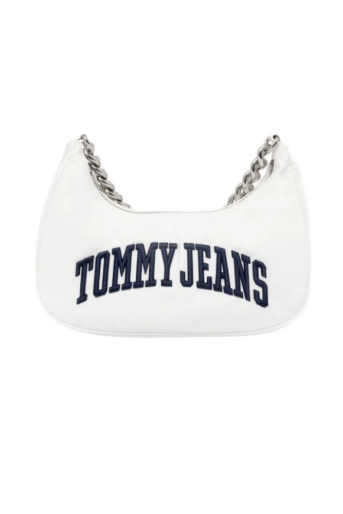 TOMMY JEANS ICONIC SHOULDER BAG CHAIN ΤΣΑΝΤΑ ΓΥΝΑΙΚΕΙΑ WHITE