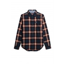 D2 OVIN L/S COTTON LUMBERJACK SHIRT ΠΟΥΚΑΜΙΣΟ ΑΝΔΡΙΚΟ NAVY