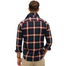 D2 OVIN L/S COTTON LUMBERJACK SHIRT ΠΟΥΚΑΜΙΣΟ ΑΝΔΡΙΚΟ NAVY