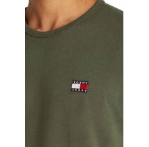 TOMMY JEANS REG BADGE TEE EXT T-SHIRT ΑΝΔΡΙΚΟ GREEN