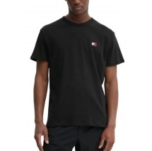 TOMMY JEANS REG BADGE TEE EXT T-SHIRT ΑΝΔΡΙΚΟ BLACK