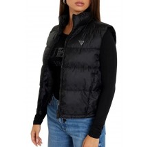 GUESS NEW 4G LOGO PADDED VEST ΓΙΛΕΚΟ ΜΠΟΥΦΑΝ ΓΥΝΑΙΚΕΙΟ BLACK