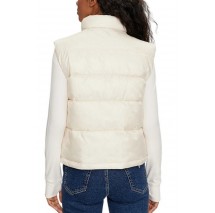 GUESS NEW 4G LOGO PADDED VEST ΓΙΛΕΚΟ ΜΠΟΥΦΑΝ ΓΥΝΑΙΚΕΙΟ IVORY