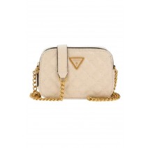 GUESS GIULLY CAMERA BAG ΤΣΑΝΤΑ ΓΥΝΑΙΚΕΙΑ ALMOND