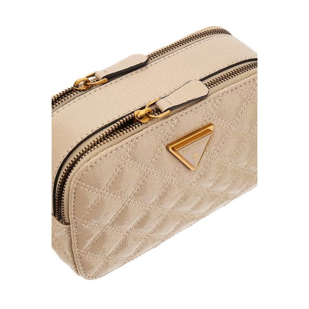 GUESS GIULLY CAMERA BAG ΤΣΑΝΤΑ ΓΥΝΑΙΚΕΙΑ ALMOND