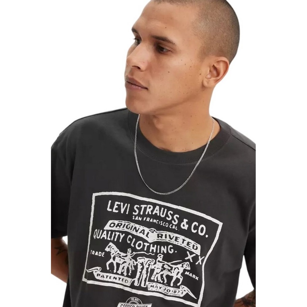 LEVI'S VINTAGE FIT GRAPHIC TEE 873730144 T-SHIRT ΜΠΛΟΥΖΑ ΑΝΔΡΙΚΗ BLACK