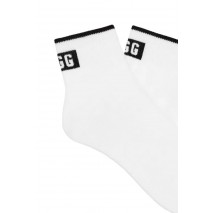 UGG POLLY ANKLE SOCK ΚΑΛΤΣΕΣ ΓΥΝΑΙΚΕΙΕΣ WHITE/BLACK