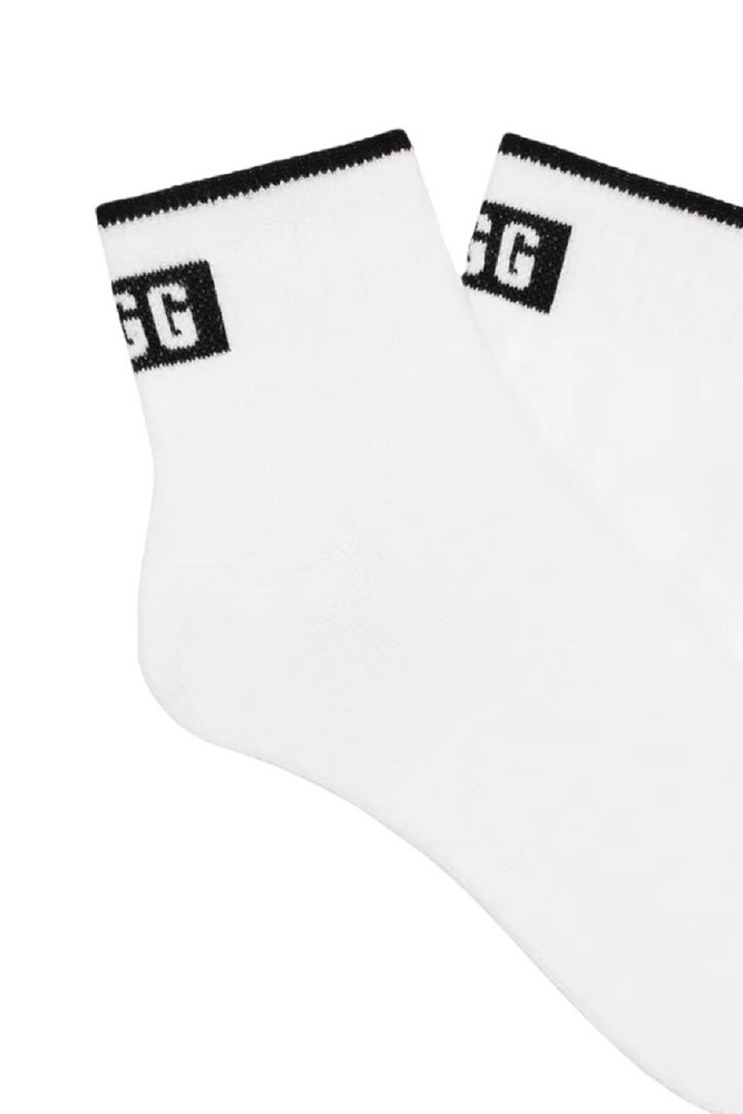 UGG POLLY ANKLE SOCK ΚΑΛΤΣΕΣ ΓΥΝΑΙΚΕΙΕΣ WHITE/BLACK