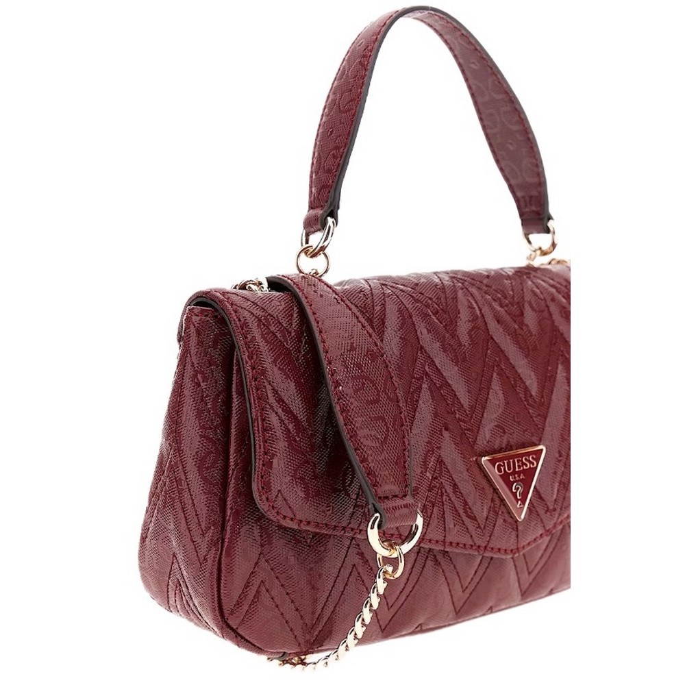 GUESS ADELARD CONVERTIBLE XBODY FLAP ΤΣΑΝΤΑ ΓΥΝΑΙΚΕΙΑ BURGUNDY