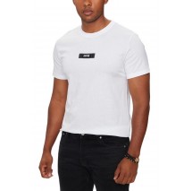 VERSACE JEANS COUTURE S PATCH LOGO77GAH6S3J0001 T-SHIRT ΜΠΛΟΥΖΑ ΑΝΔΡΙΚΗ WHITE