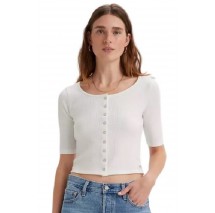 LEVI'S DRY GOODS WAFFLE TOP ΤΟΠ ΓΥΝΑΙΚΕΙΟ WHITE