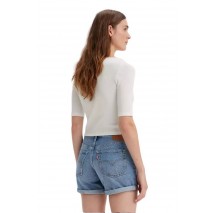 LEVI'S DRY GOODS WAFFLE TOP ΤΟΠ ΓΥΝΑΙΚΕΙΟ WHITE