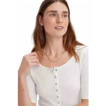 LEVI'S DRY GOODS WAFFLE TOP ΤΟΠ ΓΥΝΑΙΚΕΙΟ WHITE