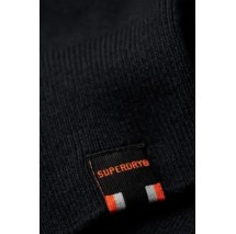 SUPERDRY D2 OVIN ESSENTIAL JUMPER ΜΠΛΟΥΖΑ ΠΛΕΚΤΗ ΑΝΔΡΙΚΗ BLACK