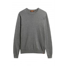 SUPERDRY D2 OVIN ESSENTIAL JUMPER ΜΠΛΟΥΖΑ ΠΛΕΚΤΗ ΑΝΔΡΙΚΗ GREY