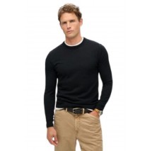 SUPERDRY D2 OVIN ESSENTIAL JUMPER ΜΠΛΟΥΖΑ ΠΛΕΚΤΗ ΑΝΔΡΙΚΗ BLACK