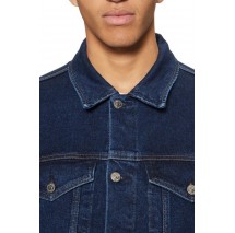 CALVIN KLEIN JEANS SLIM DENIM JACKET ΜΠΟΥΦΑΝ ΑΝΔΡΙΚΟ DENIM DARK