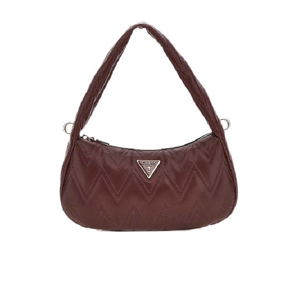 GUESS EDA TOP ZIP SHOULDER ΤΣΑΝΤΑ ΓΥΝΑΙΚΕΙΑ BURGUNDY