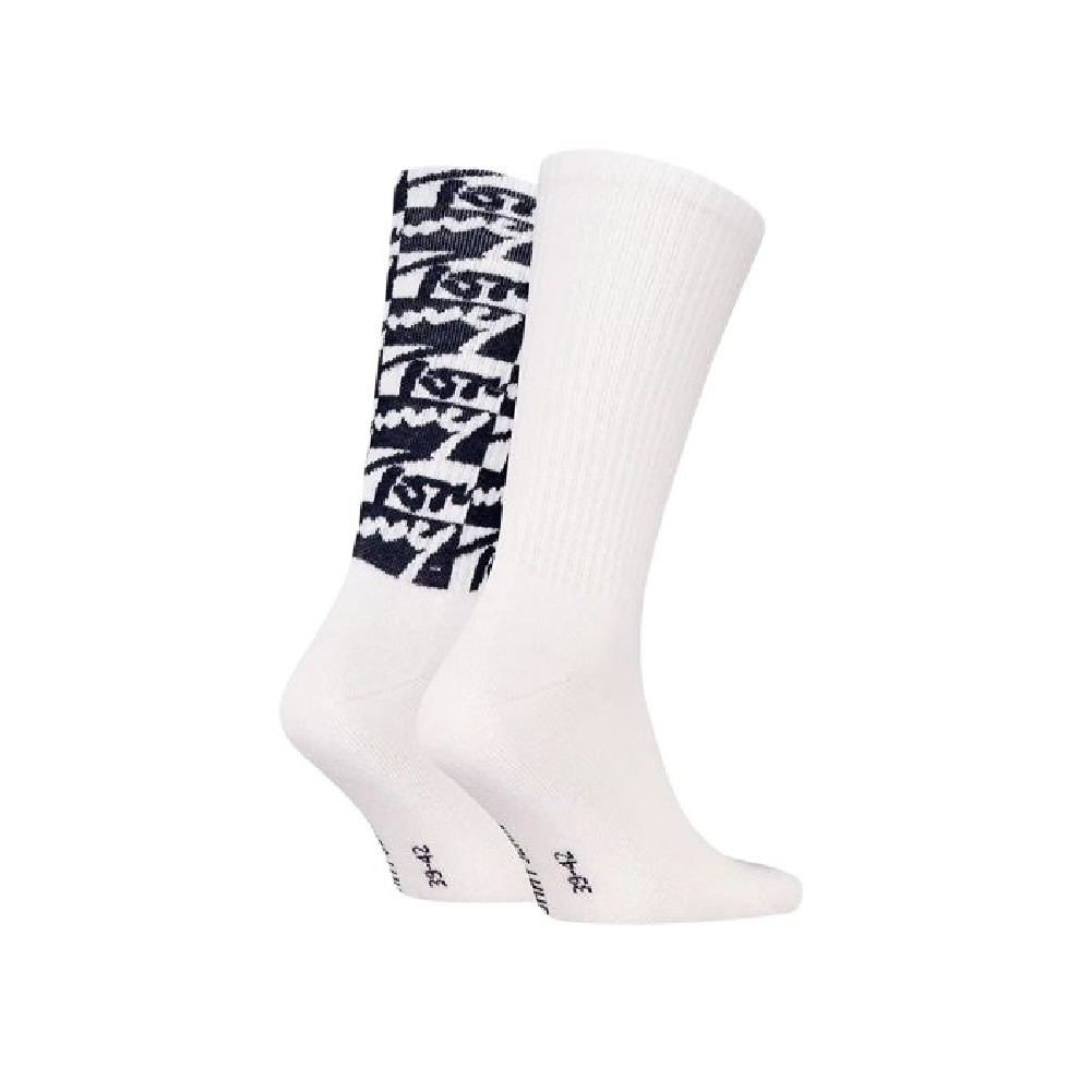 TOMMY JEANS UNI SOCK 2P TOMMY FLAG ΚΑΛΤΣΕΣ ΑΝΔΡΙΚΕΣ WHITE