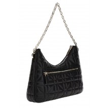 GUESS ASSIA TOP ZIP SHOULDER BAG ΤΣΑΝΤΑ ΓΥΝΑΙΚΕΙΑ BLACK