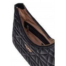 GUESS ASSIA TOP ZIP SHOULDER BAG ΤΣΑΝΤΑ ΓΥΝΑΙΚΕΙΑ BLACK