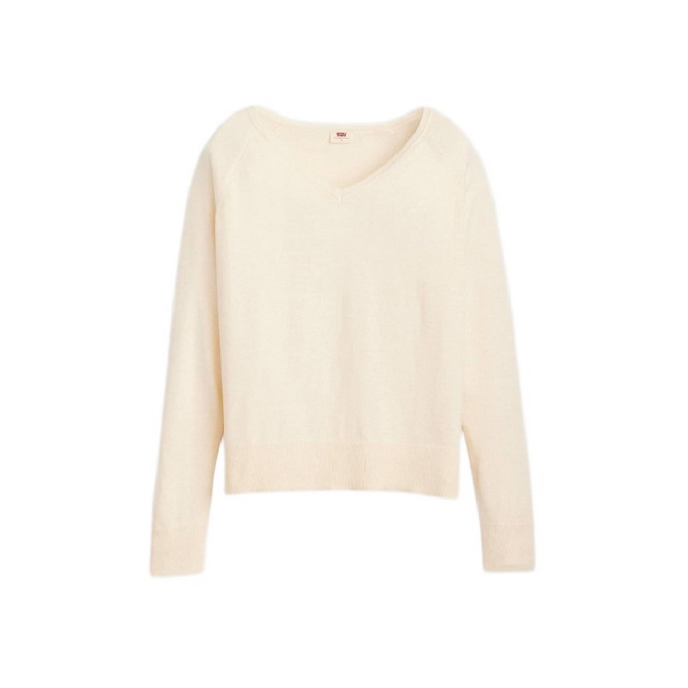 LEVIS PETAL VNECK SWEATER A85020000 ΜΠΛΟΥΖΑ ΓΥΝΑΙΚΕΙΑ OFF WHITE