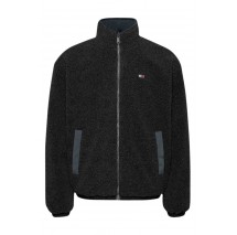 TOMMY JEANS REVERSIBLE TEDDY JACKET ΜΠΟΥΦΑΝ ΑΝΔΡΙΚΟ BLACK