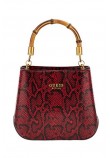 GUESS EIRE SMALL BUCKET ΤΣΑΝΤΑ ΓΥΝΑΙΚΕΙΑ RED