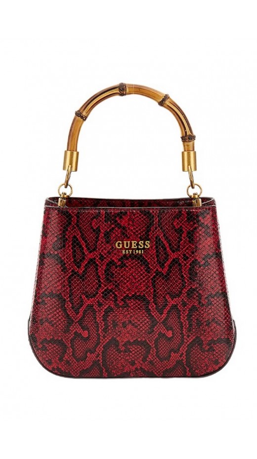 GUESS EIRE SMALL BUCKET ΤΣΑΝΤΑ ΓΥΝΑΙΚΕΙΑ RED