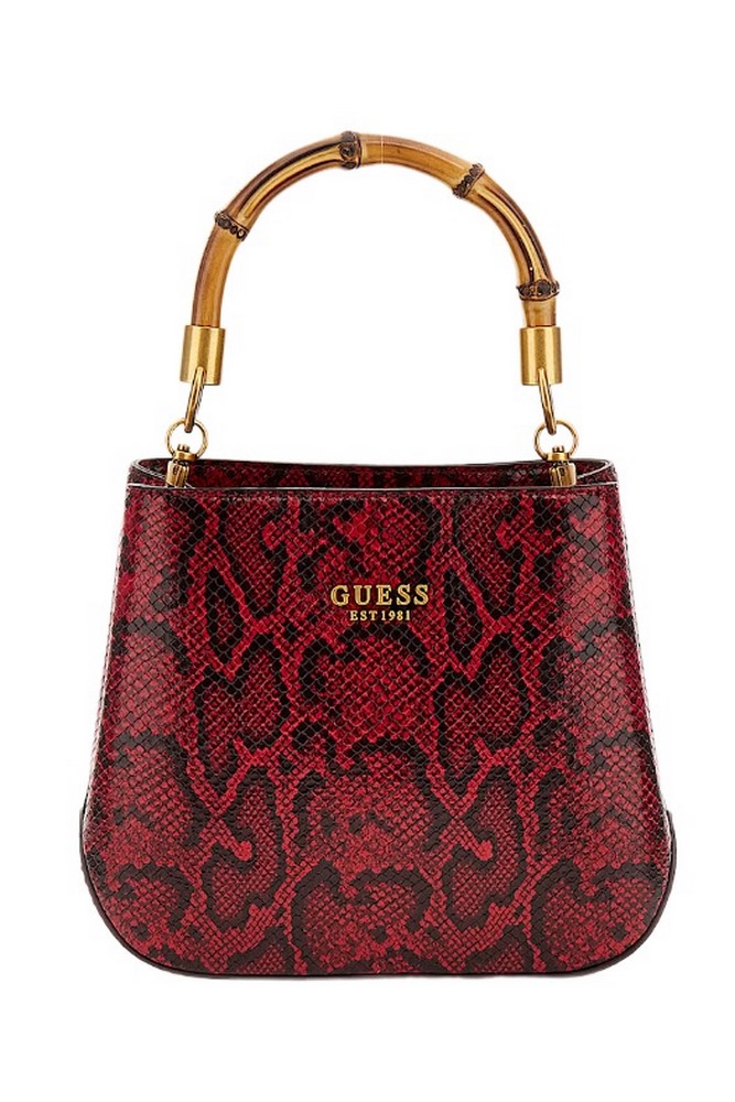 GUESS EIRE SMALL BUCKET ΤΣΑΝΤΑ ΓΥΝΑΙΚΕΙΑ RED