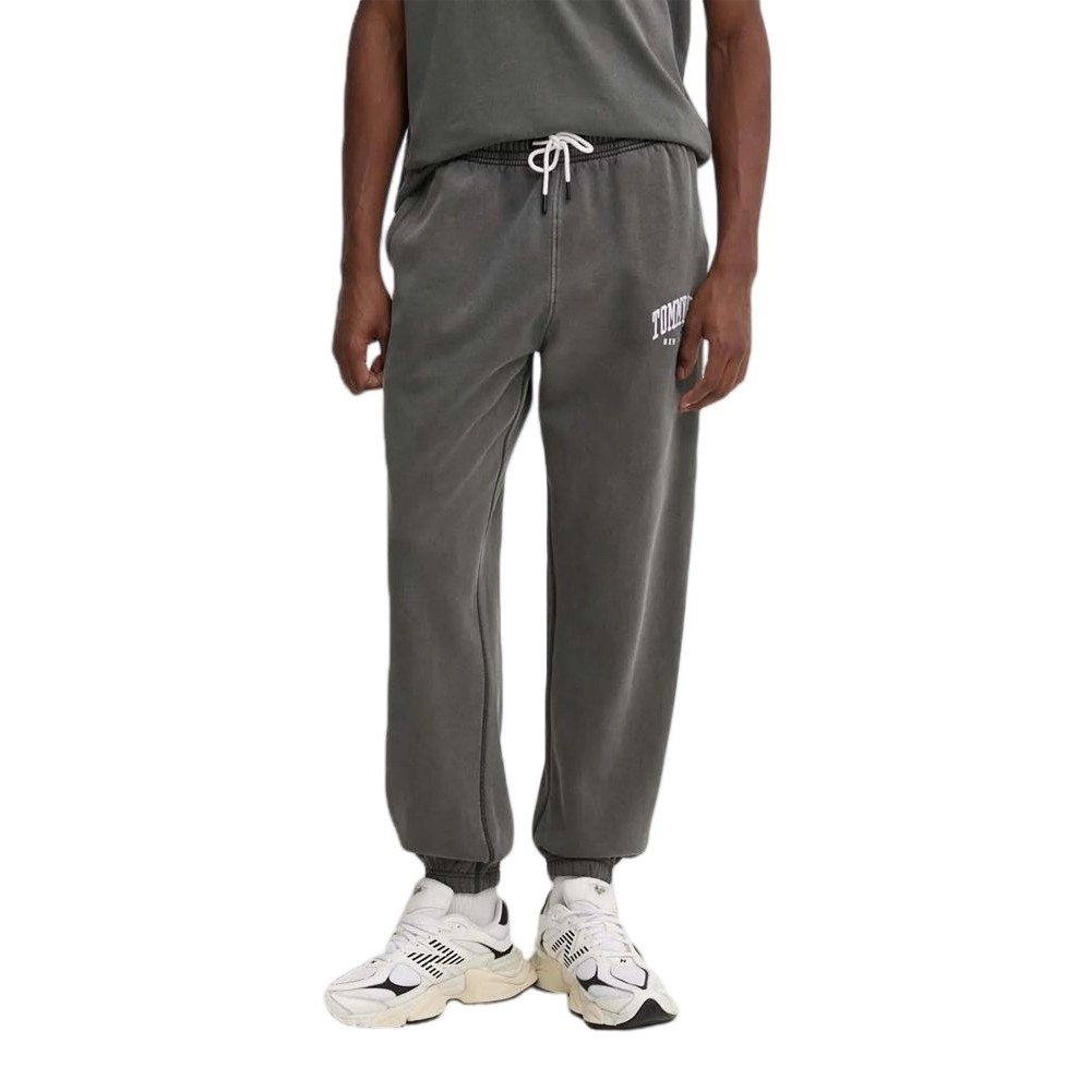 TOMMY JEANS RLX VARSITY SWEATPANTS ΦΟΡΜΑ ΠΑΝΤΕΛΟΝΙ ΑΝΔΡΙΚΟ GREY