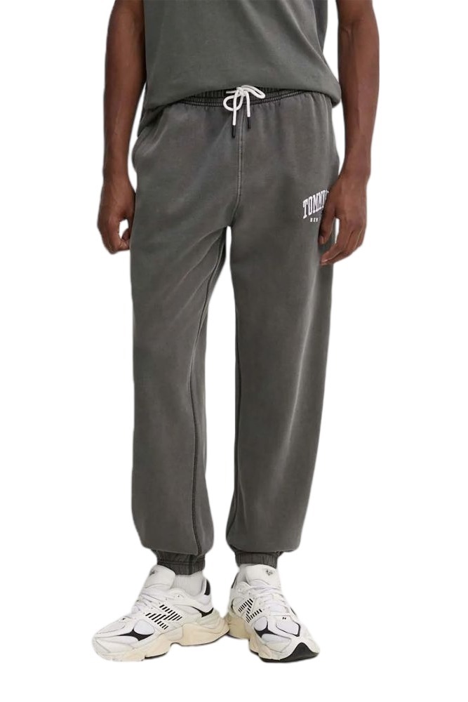 TOMMY JEANS RLX VARSITY SWEATPANTS ΦΟΡΜΑ ΠΑΝΤΕΛΟΝΙ ΑΝΔΡΙΚΟ GREY