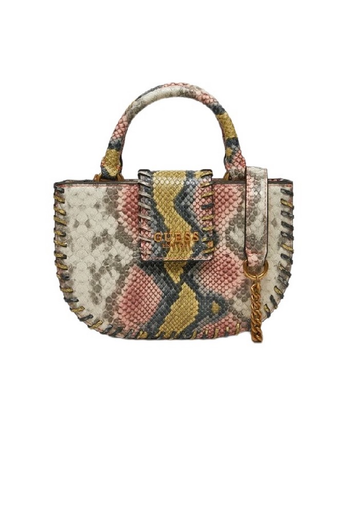 GUESS LIBERA MINI SATCHEL ΤΣΑΝΤΑ ΓΥΝΑΙΚΕΙΑ MULTI