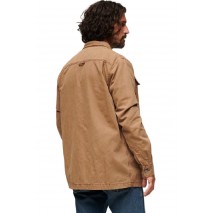 SUPERDRY OVIN SURPLUS CANVAS OVERSHIRT ΠΟΥΚΑΜΙΣΟ ΑΝΔΡΙΚΟ BEIGE