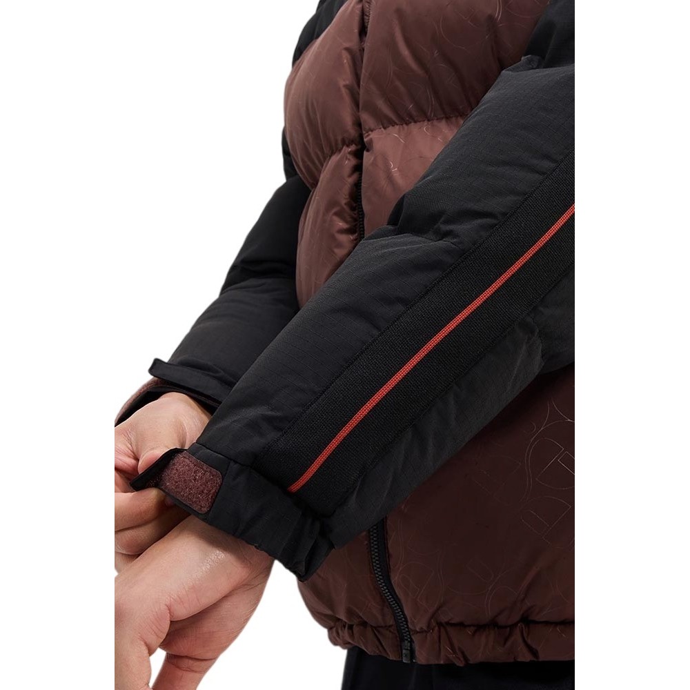 ELLESSE SARTORIA BADGE COLOURS APPIANI 2 PADDED JACKET ΜΠΟΥΦΑΝ ΑΝΔΡΙΚΟ BLACK/BROWN