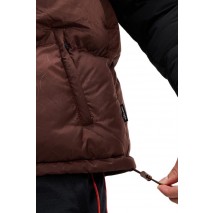 ELLESSE SARTORIA BADGE COLOURS APPIANI 2 PADDED JACKET ΜΠΟΥΦΑΝ ΑΝΔΡΙΚΟ BLACK/BROWN