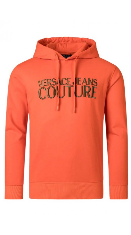 VERSACE JEANS COUTURE LOGO IST 3D EMBRO ΦΟΥΤΕΡ ΜΠΛΟΥΖΑ ΑΝΔΡΙΚΗ ORANGE