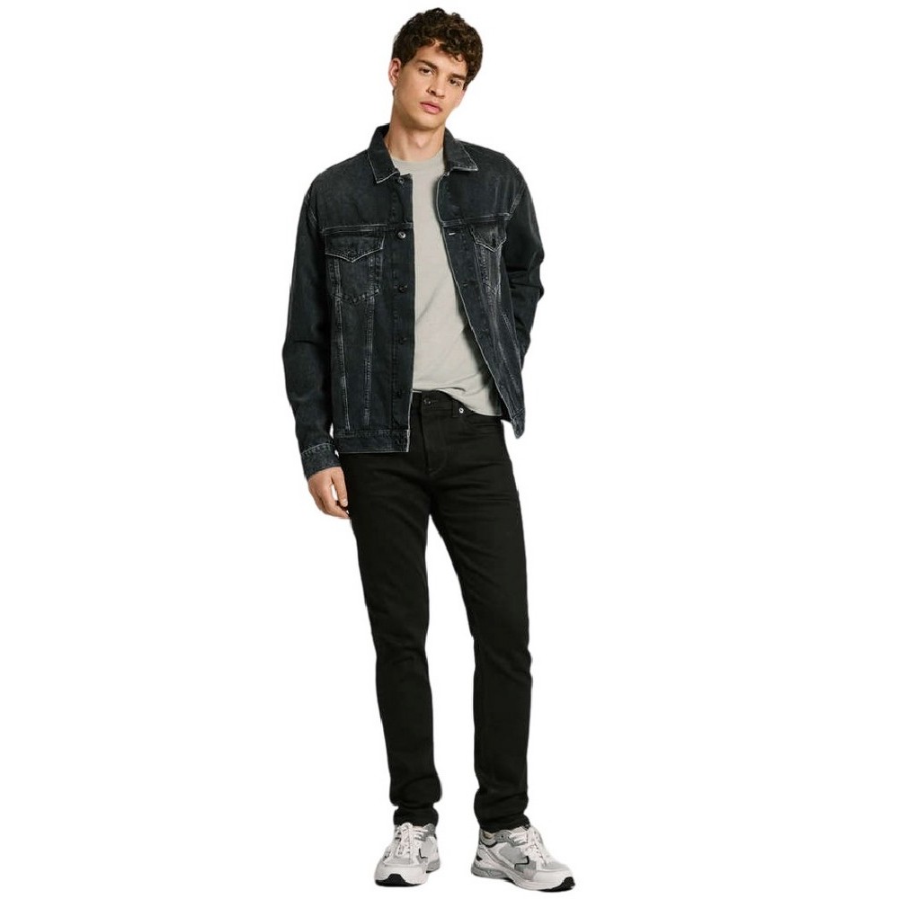 PEPE JEANS LONDON DROP 2 SLIM JEANS 32 ΠΑΝΤΕΛΟΝΙ ΑΝΔΡΙΚΟ BLACK