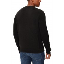 CALVIN KLEIN JEANS MONOLOGO SWEATER ΜΠΛΟΥΖΑ ΠΛΕΚΤΗ ΑΝΔΡΙΚΗ BLACK