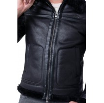 GUESS AVIATOR SHEARLING ΜΠΟΥΦΑΝ ΑΝΔΡΙΚΟ BLACK