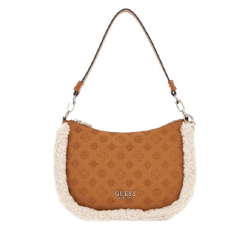 GUESS DAVIKA HOBO ΤΣΑΝΤΑ ΓΥΝΑΙΚΕΙΑ COGNAC