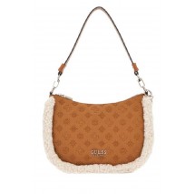 GUESS DAVIKA HOBO ΤΣΑΝΤΑ ΓΥΝΑΙΚΕΙΑ COGNAC