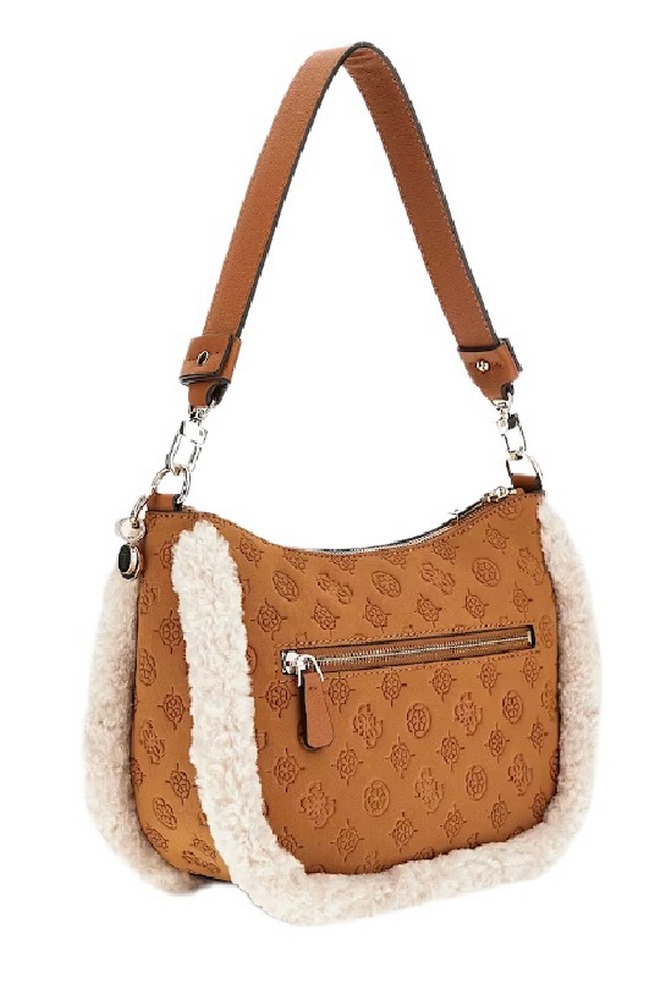 GUESS DAVIKA HOBO ΤΣΑΝΤΑ ΓΥΝΑΙΚΕΙΑ COGNAC