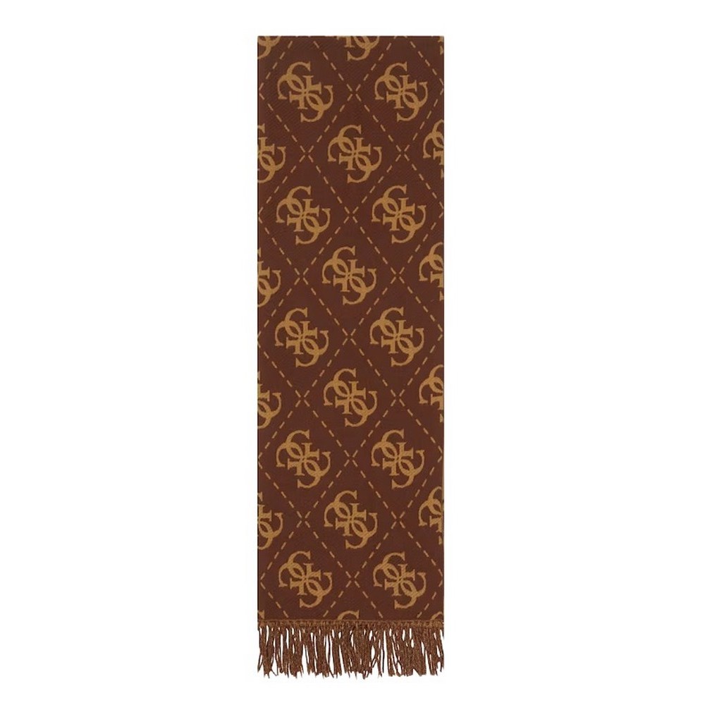 GUESS SCARF 70X190 ΚΑΣΚΟΛ  ΓΥΝΑΙΚΕΙΟ BROWN