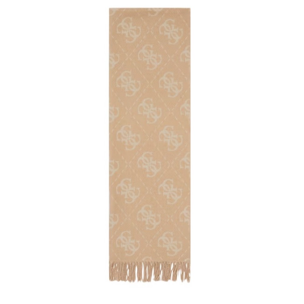 GUESS SCARF 70X190 ΚΑΣΚΟΛ  ΓΥΝΑΙΚΕΙΟ LATTE