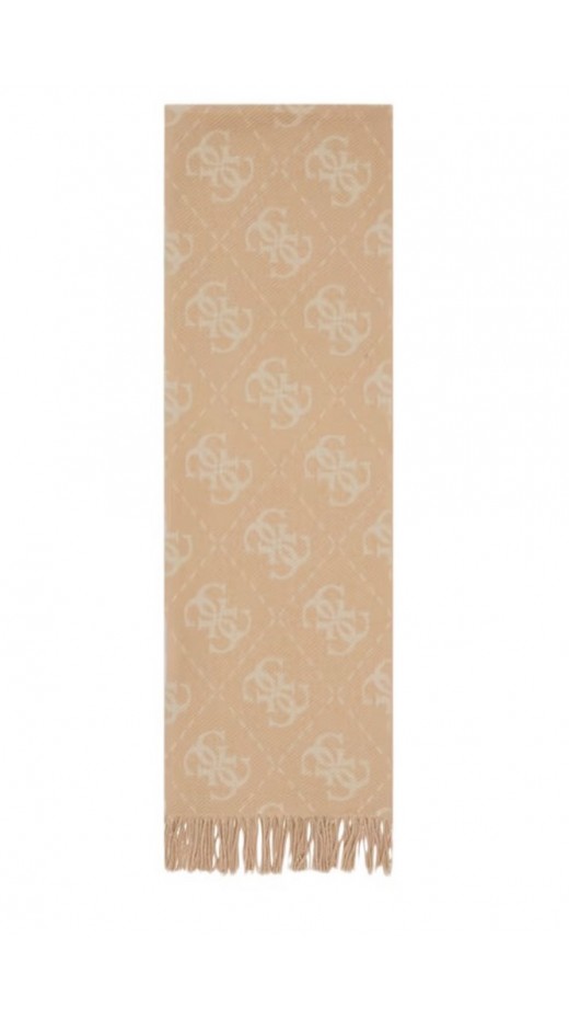 GUESS SCARF 70X190 ΚΑΣΚΟΛ  ΓΥΝΑΙΚΕΙΟ LATTE