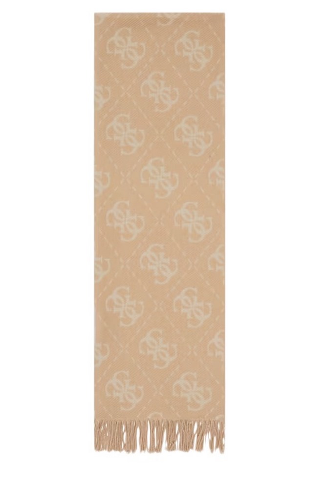 GUESS SCARF 70X190 ΚΑΣΚΟΛ  ΓΥΝΑΙΚΕΙΟ LATTE