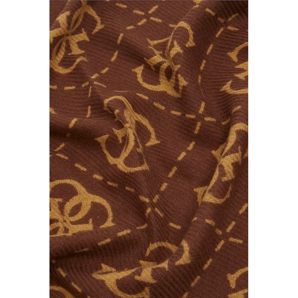 GUESS SCARF 70X190 ΚΑΣΚΟΛ  ΓΥΝΑΙΚΕΙΟ BROWN